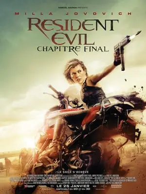 Regarder Resident Evil : Chapitre Final en Streaming Gratuit Complet VF VOSTFR HD 720p